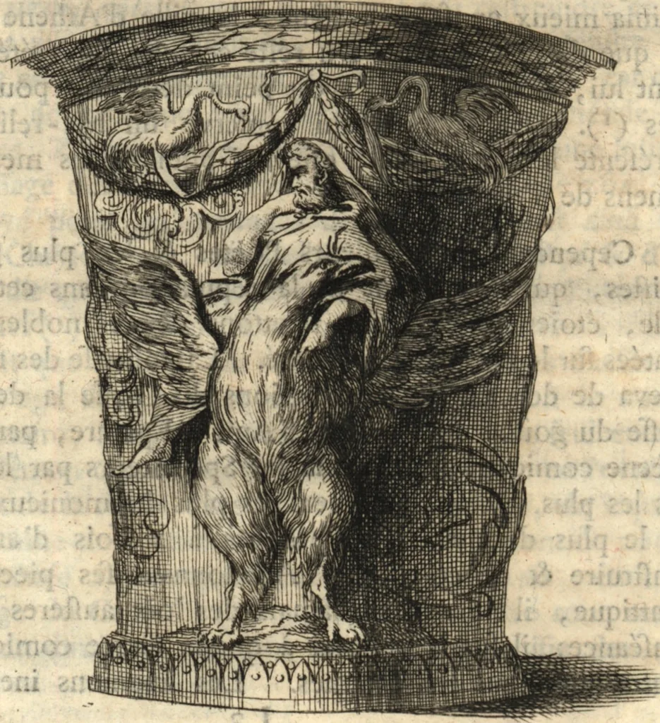 An illustration from Histoire de l'art de l'antiquité, 1781, leaf 75