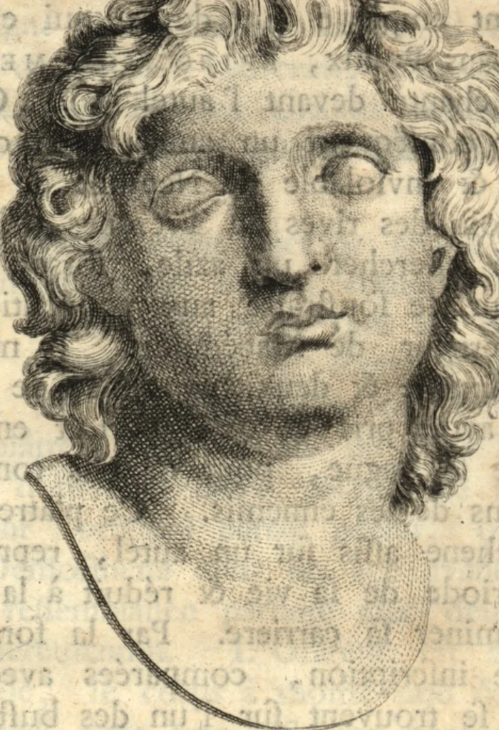 An illustration from Histoire de l'art de l'antiquité, 1781, leaf 97