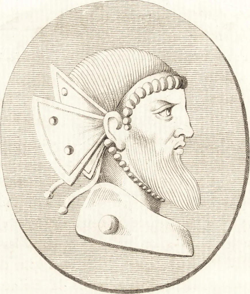 An illustration from Histoire de l'art chez les anciens, 1793, leaf 12