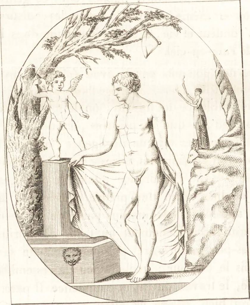 An illustration from Histoire de l'art chez les anciens, 1793, leaf 171