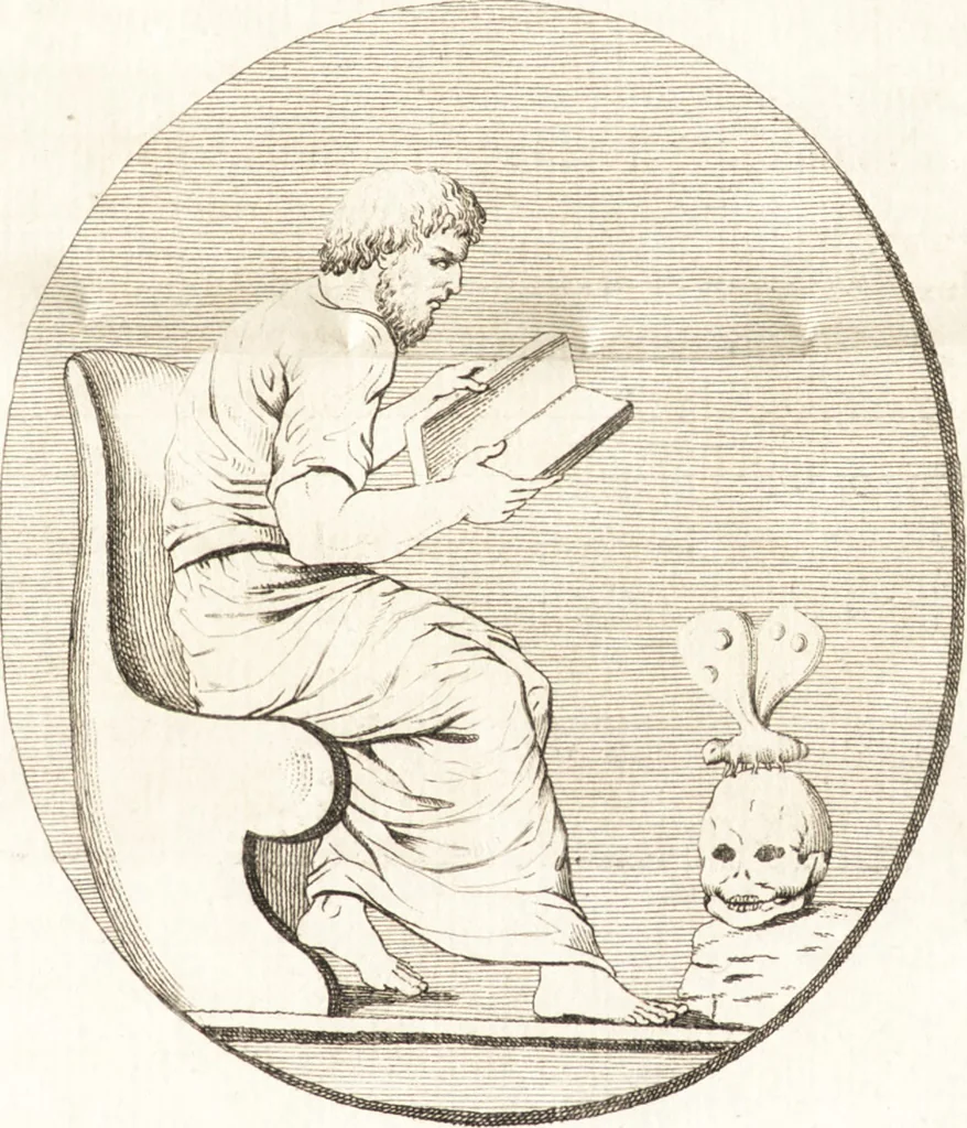 An illustration from Histoire de l'art chez les anciens, 1793, leaf 66