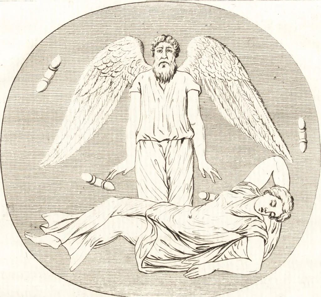 An illustration from Histoire de l'art chez les anciens, 1793, leaf 70