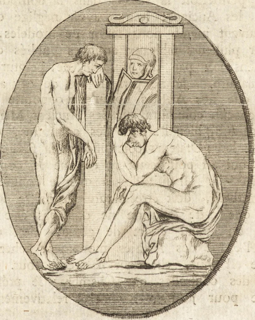 An illustration from Histoire de l'art de l'antiquité, 1781, leaf 125