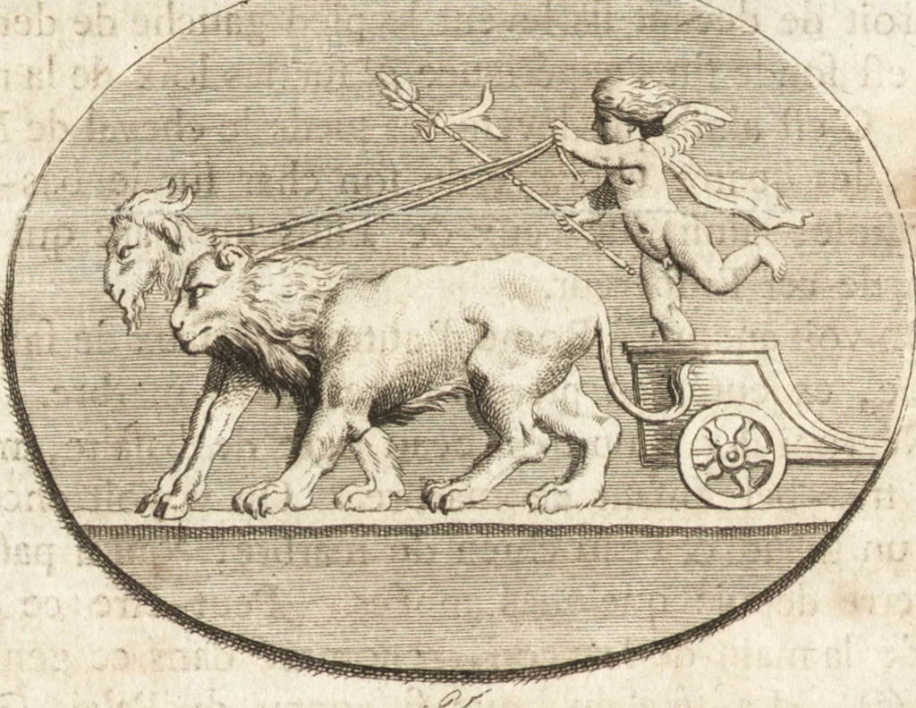 An illustration from Histoire de l'art de l'antiquité, 1781, leaf 167