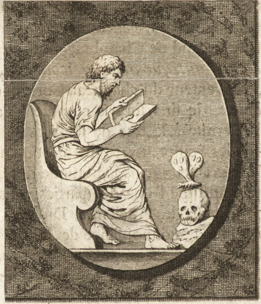 An illustration from Histoire de l'art de l'antiquité, 1781, leaf 223