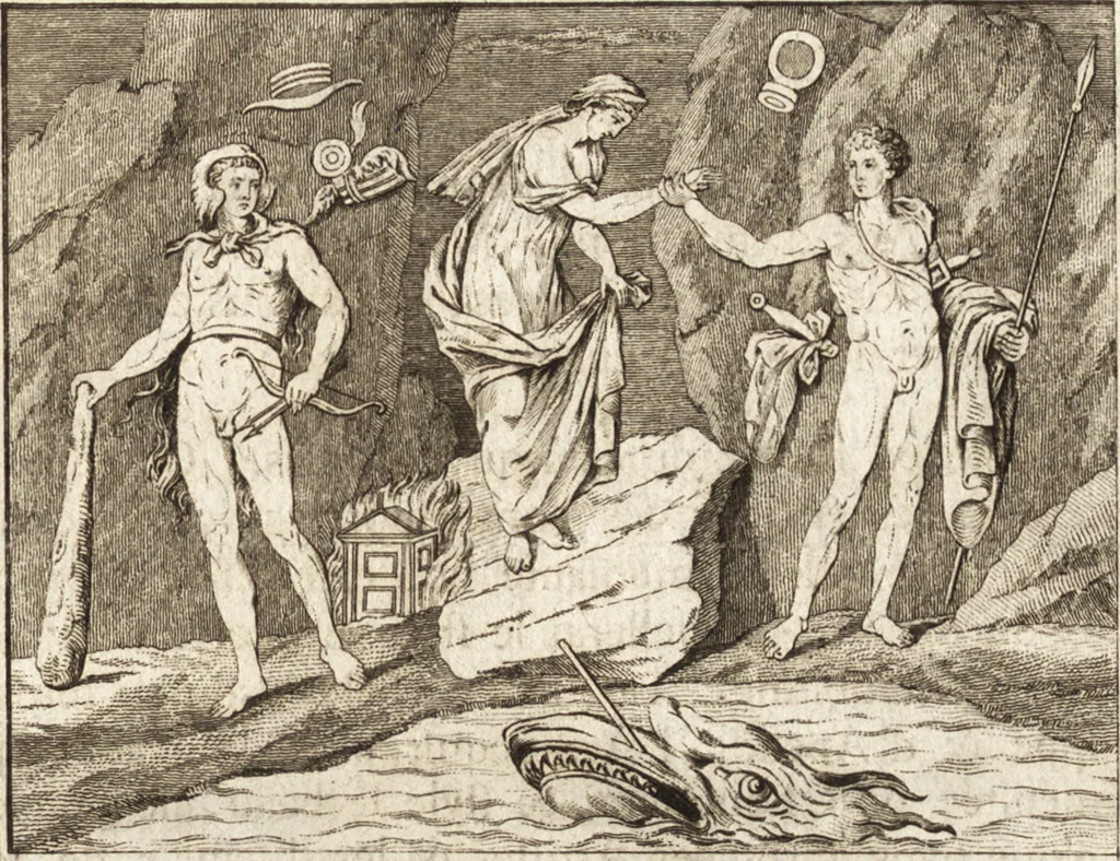 An illustration from Histoire de l'art de l'antiquité, 1781, leaf 224