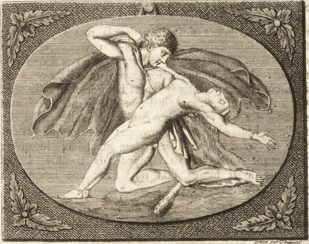 An illustration from Histoire de l'art de l'antiquité, 1781, leaf 30