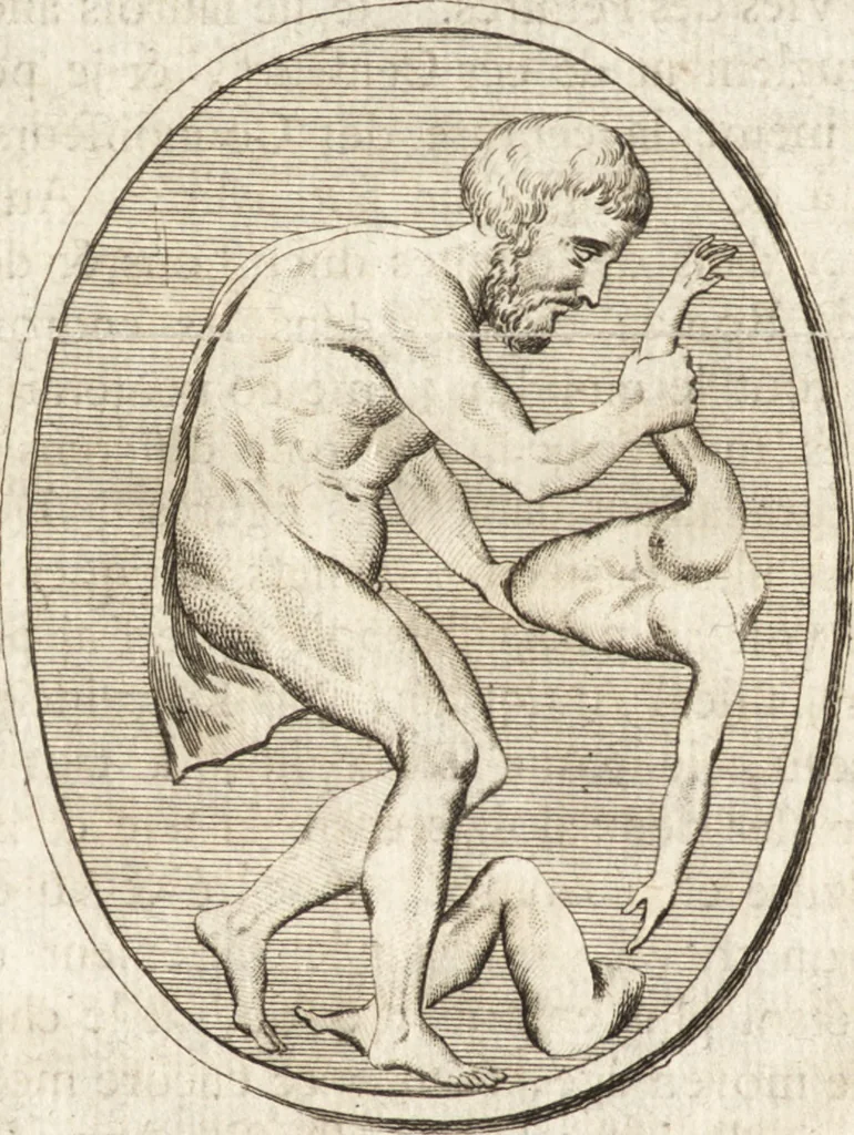 An illustration from Histoire de l'art de l'antiquité, 1781, leaf 321