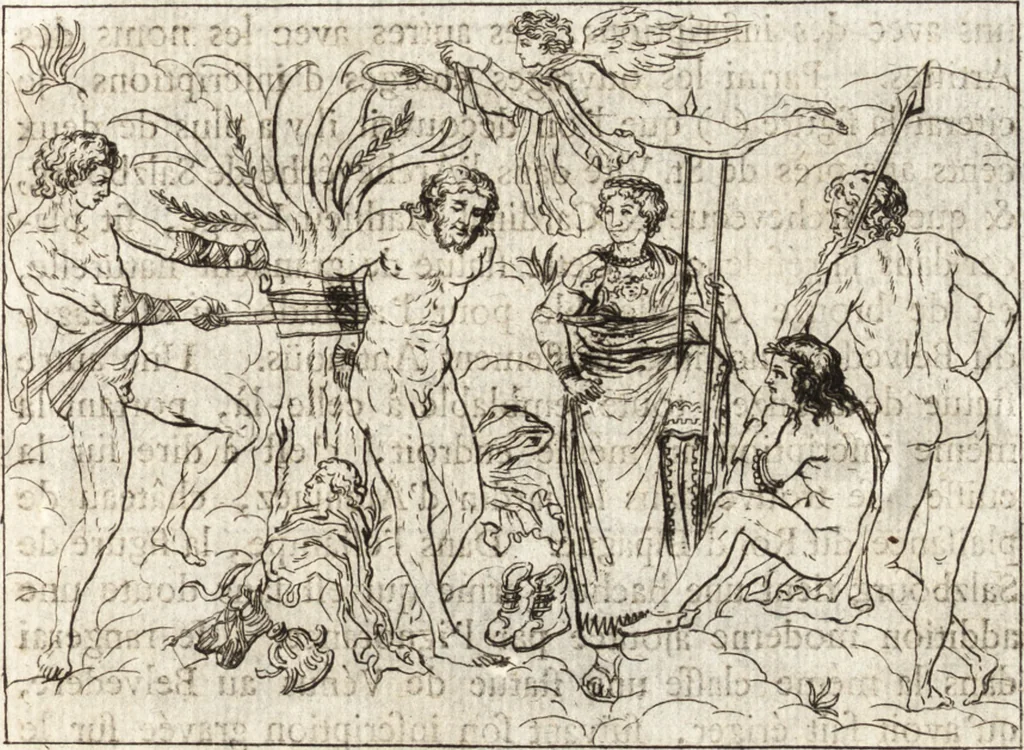 An illustration from Histoire de l'art de l'antiquité, 1781, leaf 358