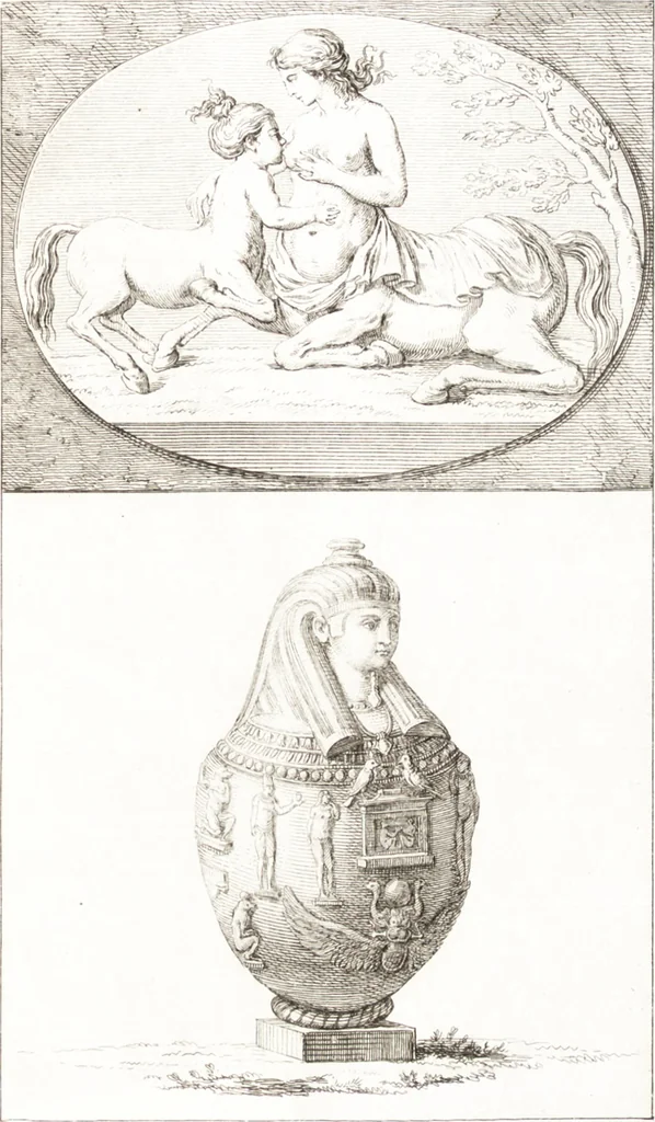 An illustration from Histoire de l'art chez les anciens, 1789, leaf 344