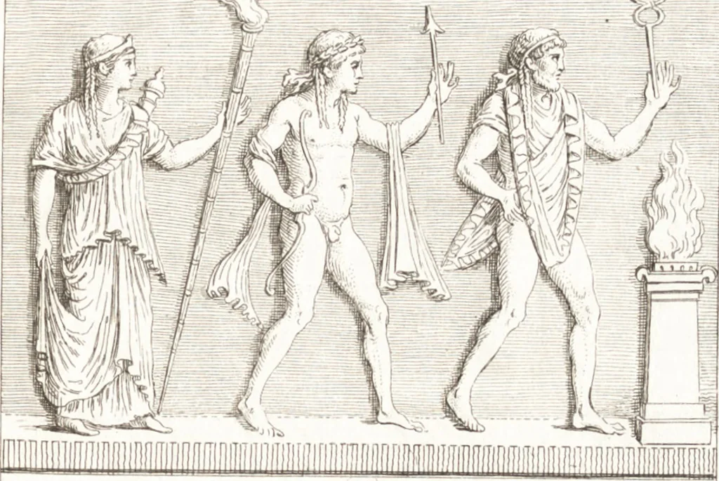 An illustration from Histoire de l'art chez les anciens, 1789, leaf 350