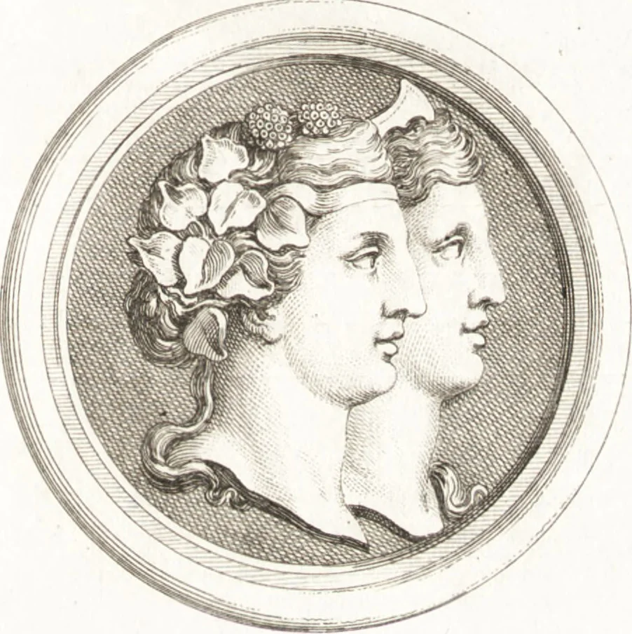 An illustration from Histoire de l'art chez les anciens, 1789, leaf 354
