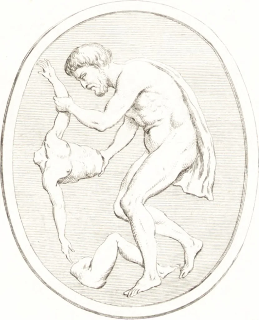 An illustration from Histoire de l'art chez les anciens, 1789, leaf 368