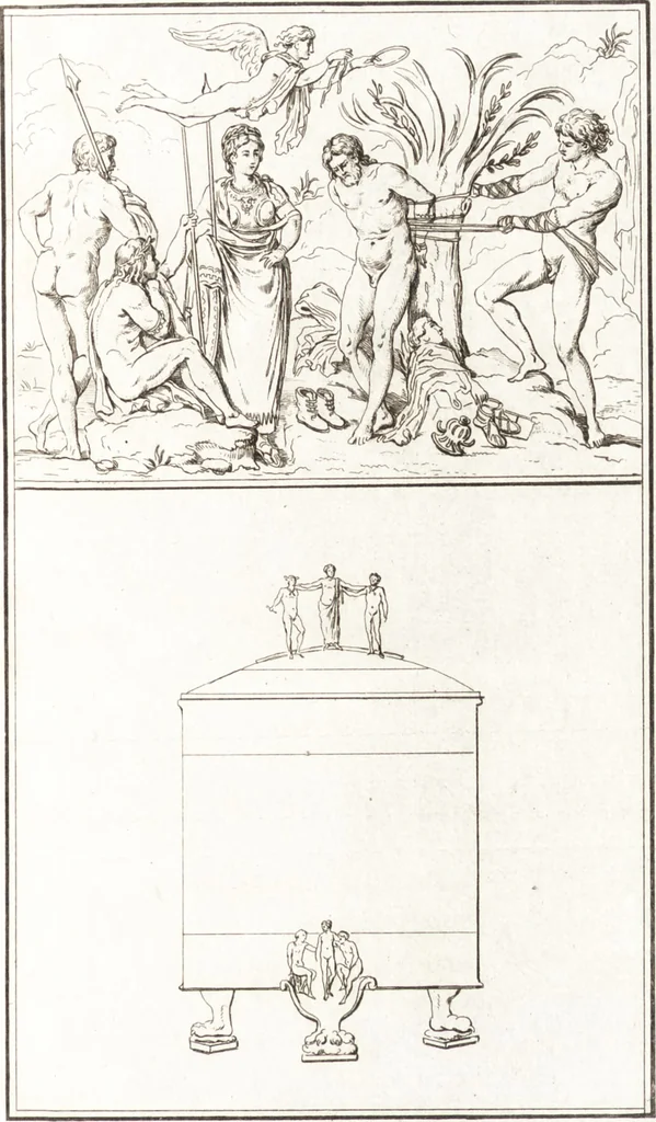 An illustration from Histoire de l'art chez les anciens, 1789, leaf 372