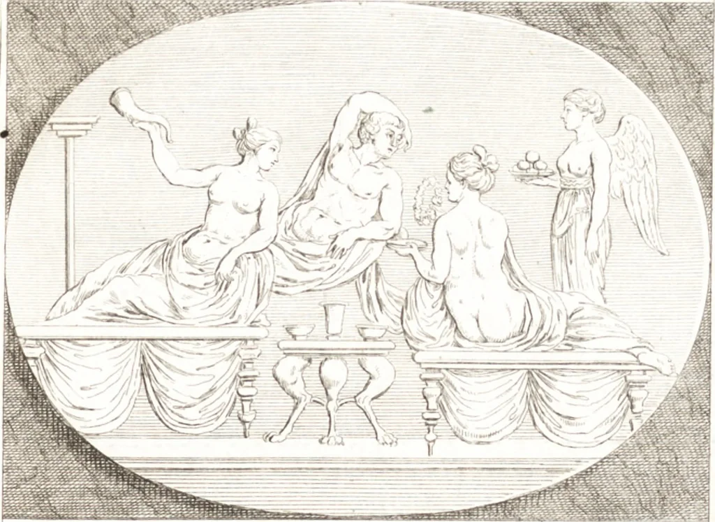 An illustration from Histoire de l'art chez les anciens, 1789, leaf 376