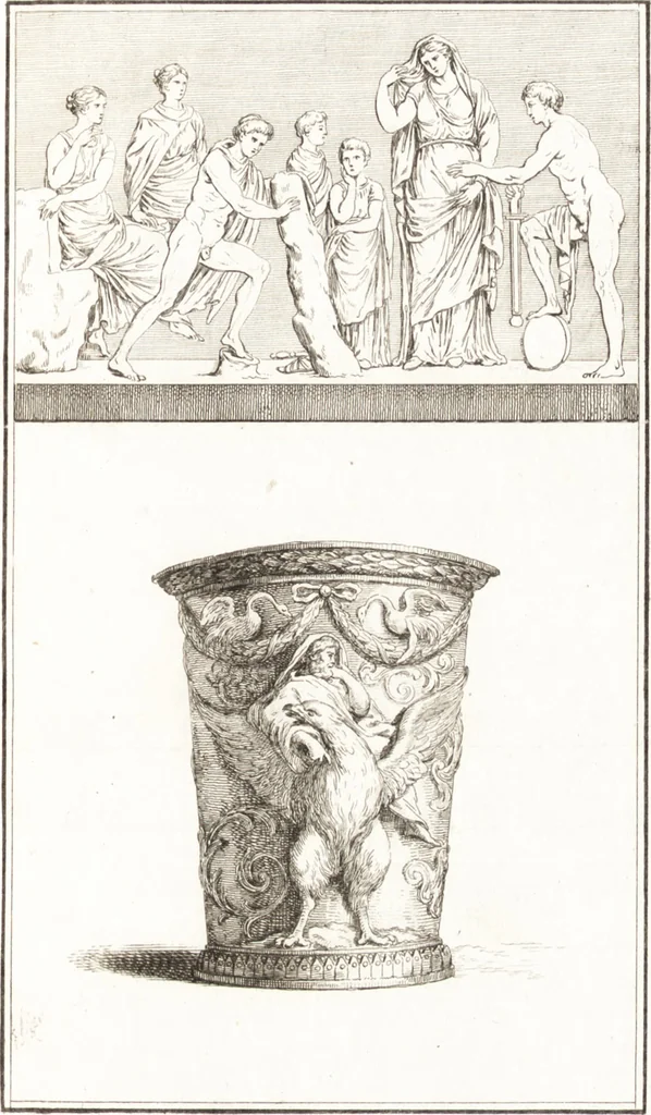 An illustration from Histoire de l'art chez les anciens, 1789, leaf 378