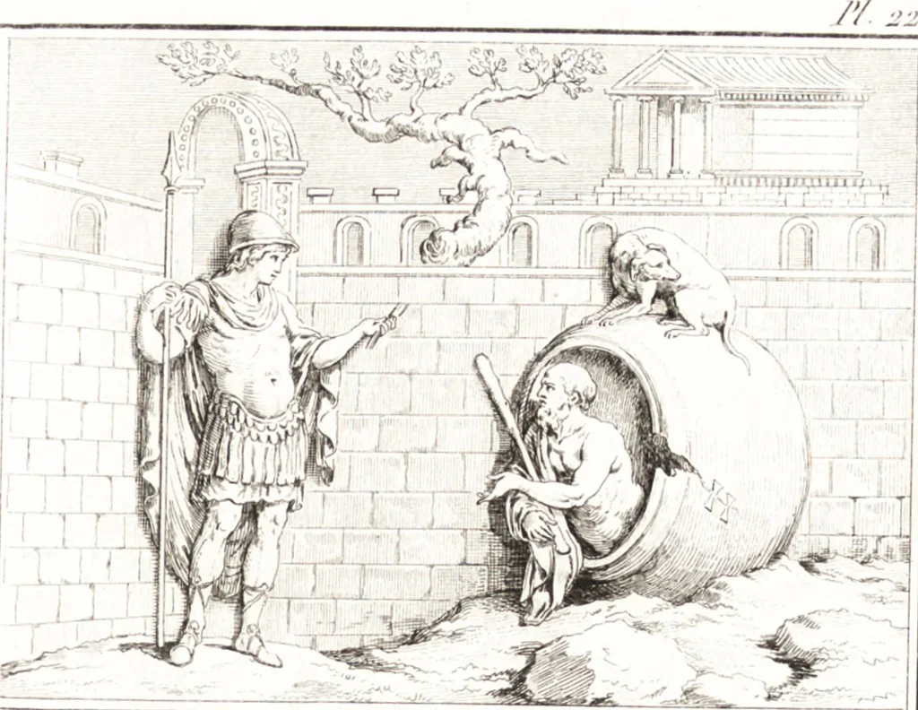An illustration from Histoire de l'art chez les anciens, 1789, leaf 380