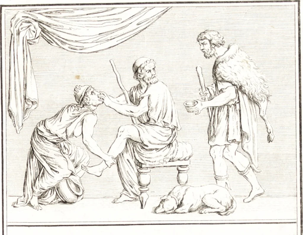 An illustration from Histoire de l'art chez les anciens, 1789, leaf 386