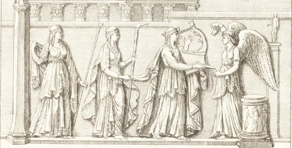 An illustration from Histoire de l'art chez les anciens, 1789, leaf 388