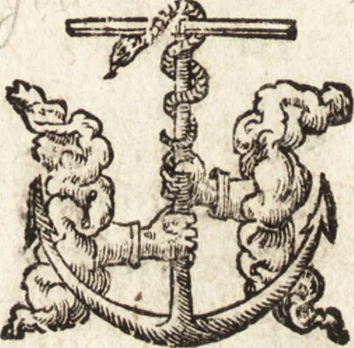 An illustration from Historia navigationis in Brasiliam quae et America dicitvr : qua describitvr avthoris navigatio, quaeque in mari vidit memoriae prodenda, Villagagnonis in America gesta : Brasiliensium victus & mores, à nostris admodum alieni, cum eorum linguae dialogo : animalia etiam, arbores atque herbae, reliquaque singularia & nobis penitus incognita, 1594, leaf 6