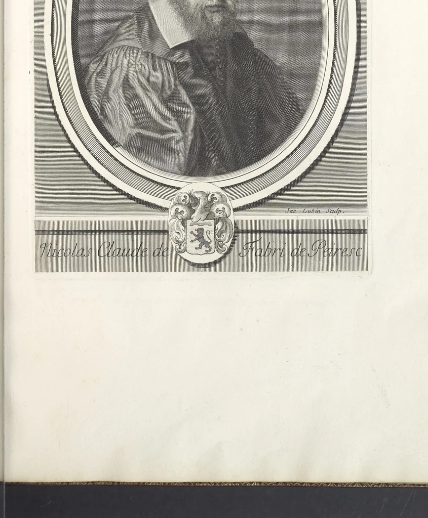 An illustration from Les hommes illustres qui ont paru en France pendant ce siecle : avec leurs portraits au naturel, 1696, leaf 108