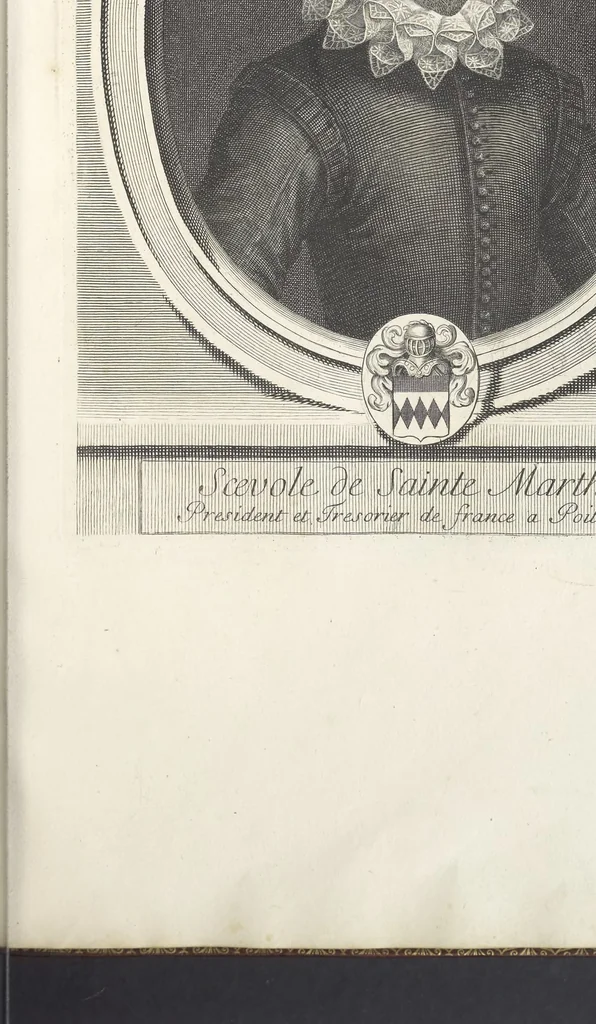 An illustration from Les hommes illustres qui ont paru en France pendant ce siecle : avec leurs portraits au naturel, 1696, leaf 116