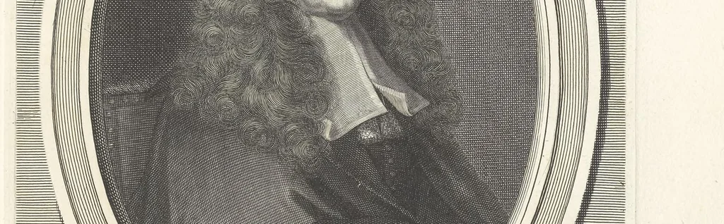 An illustration from Les hommes illustres qui ont paru en France pendant ce siecle : avec leurs portraits au naturel, 1696, leaf 172