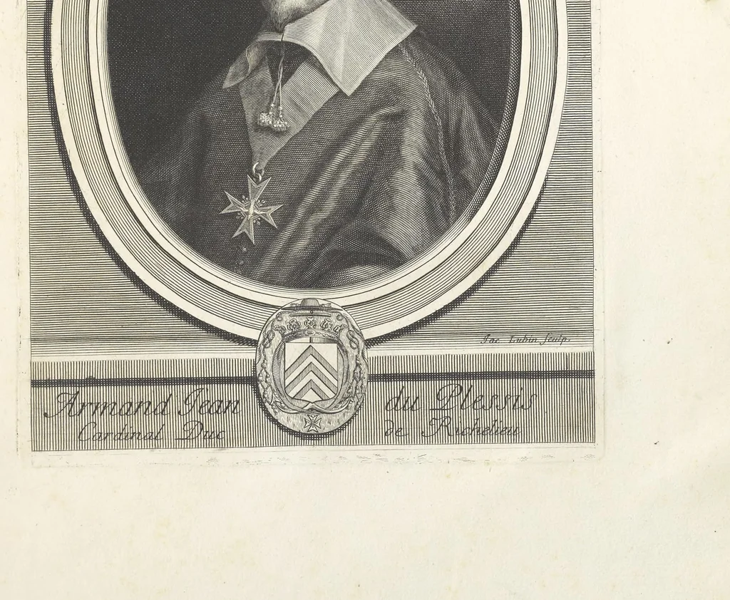 An illustration from Les hommes illustres qui ont paru en France pendant ce siecle : avec leurs portraits au naturel, 1696, leaf 18