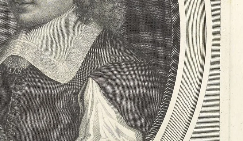 An illustration from Les hommes illustres qui ont paru en France pendant ce siecle : avec leurs portraits au naturel, 1696, leaf 204