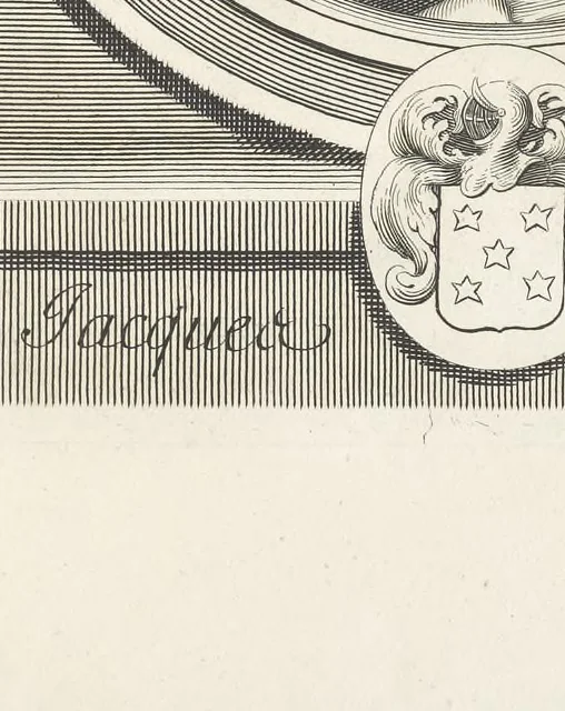 An illustration from Les hommes illustres qui ont paru en France pendant ce siecle : avec leurs portraits au naturel, 1696, leaf 208