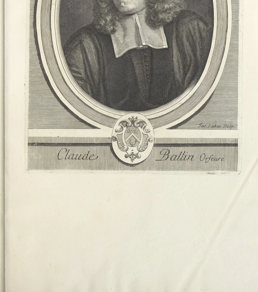 An illustration from Les hommes illustres qui ont paru en France pendant ce siecle : avec leurs portraits au naturel, 1696, leaf 216