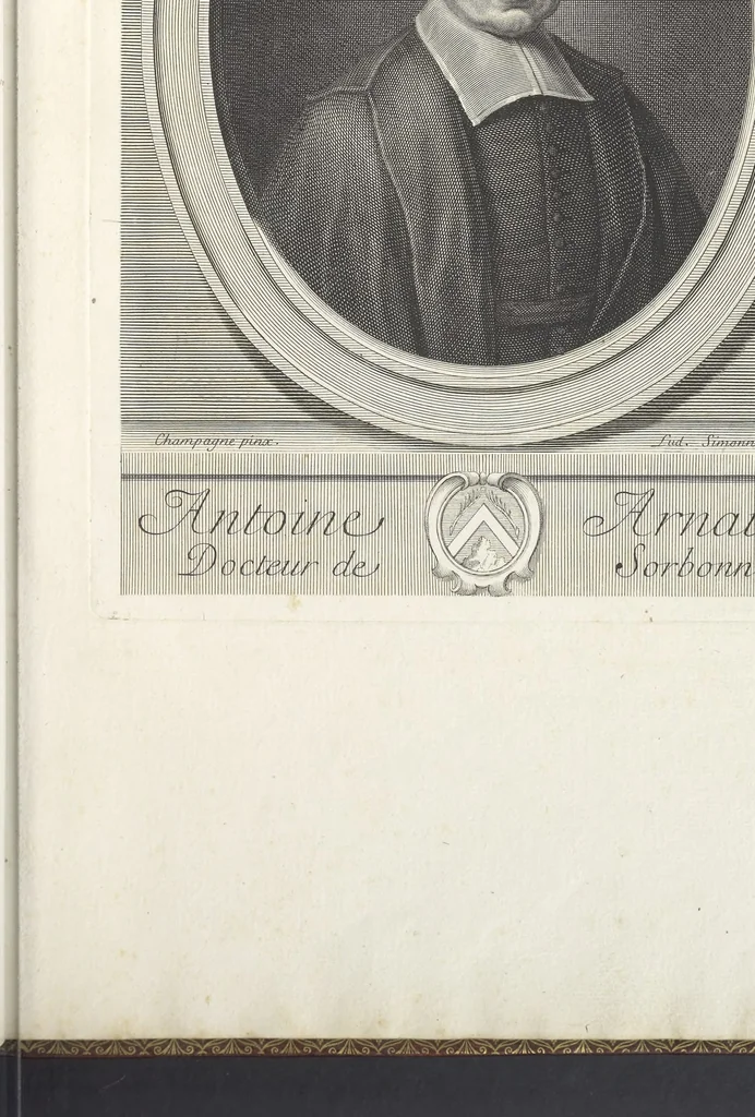 An illustration from Les hommes illustres qui ont paru en France pendant ce siecle : avec leurs portraits au naturel, 1696, leaf 224