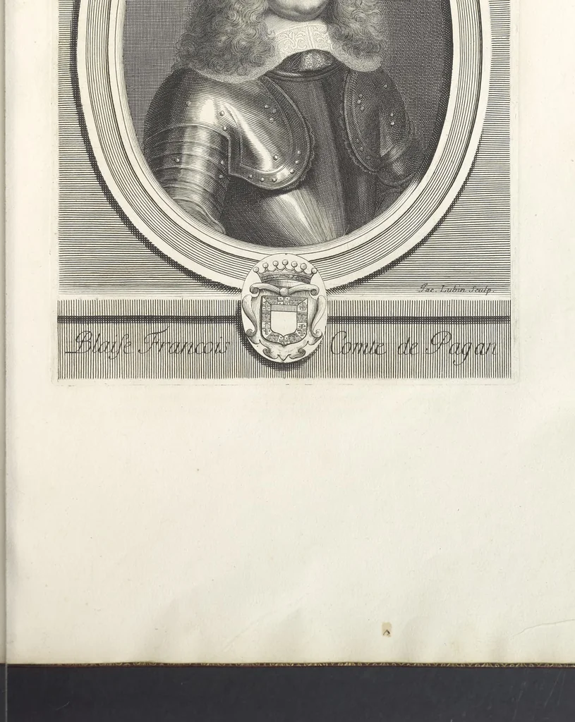 An illustration from Les hommes illustres qui ont paru en France pendant ce siecle : avec leurs portraits au naturel, 1696, leaf 72