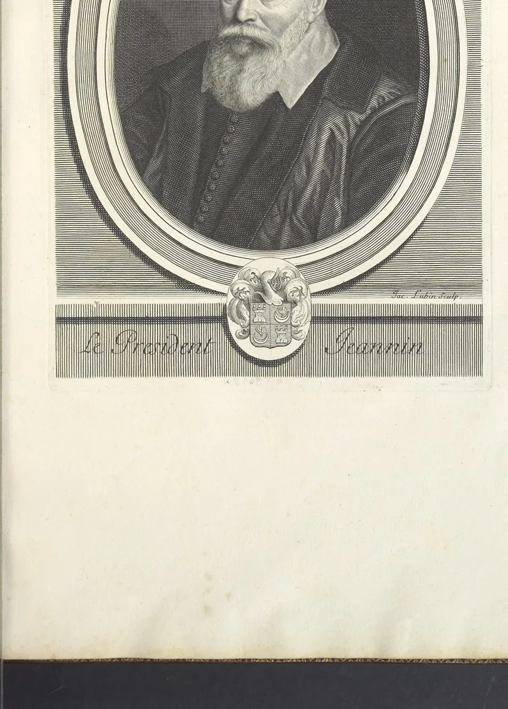 An illustration from Les hommes illustres qui ont paru en France pendant ce siecle : avec leurs portraits au naturel, 1696, leaf 84