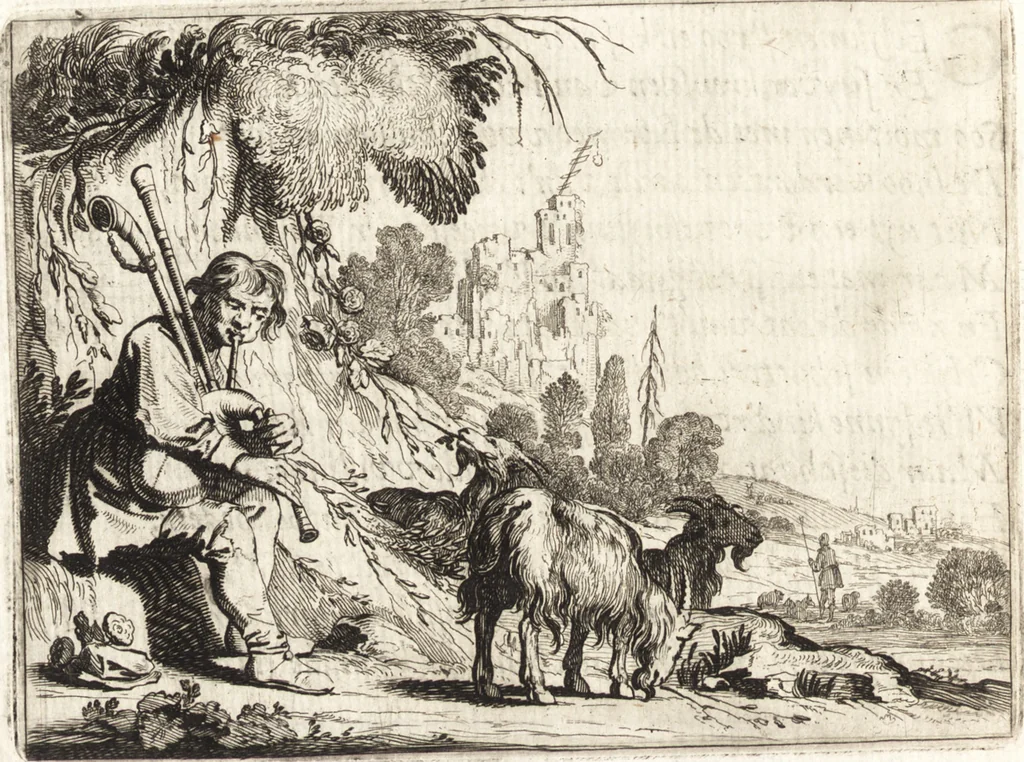 An illustration from Ian vander Veens Zinne-beelden, oft, Adams appel : verciert met seer aerdige const-plaeten : mitsgaders syne oude ende nieuwe ongemeene Bruydt-lofs, ende Zege-zangen, 1642, leaf 151