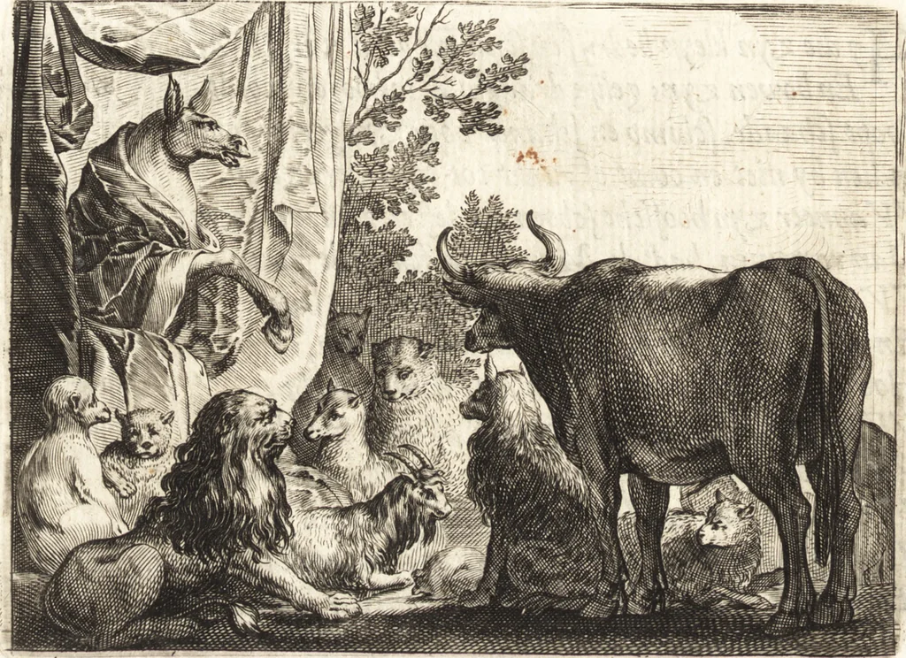An illustration from Ian vander Veens Zinne-beelden, oft, Adams appel : verciert met seer aerdige const-plaeten : mitsgaders syne oude ende nieuwe ongemeene Bruydt-lofs, ende Zege-zangen, 1642, leaf 169