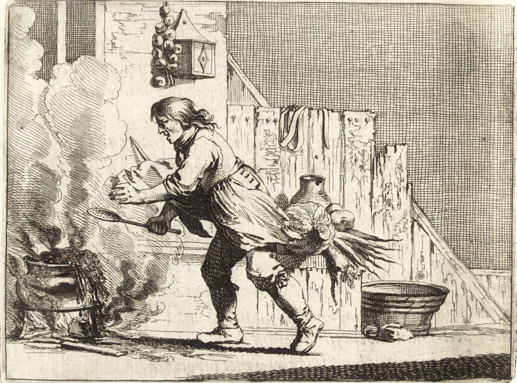 An illustration from Ian vander Veens Zinne-beelden, oft, Adams appel : verciert met seer aerdige const-plaeten : mitsgaders syne oude ende nieuwe ongemeene Bruydt-lofs, ende Zege-zangen, 1642, leaf 201