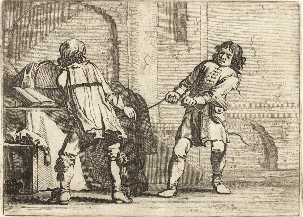 An illustration from Ian vander Veens Zinne-beelden, oft, Adams appel : verciert met seer aerdige const-plaeten : mitsgaders syne oude ende nieuwe ongemeene Bruydt-lofs, ende Zege-zangen, 1642, leaf 213