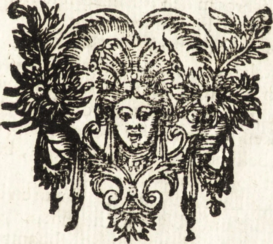 An illustration from Ian vander Veens Zinne-beelden, oft, Adams appel : verciert met seer aerdige const-plaeten : mitsgaders syne oude ende nieuwe ongemeene Bruydt-lofs, ende Zege-zangen, 1642, leaf 22