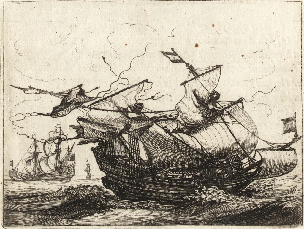An illustration from Ian vander Veens Zinne-beelden, oft, Adams appel : verciert met seer aerdige const-plaeten : mitsgaders syne oude ende nieuwe ongemeene Bruydt-lofs, ende Zege-zangen, 1642, leaf 243