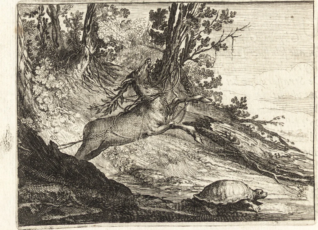 An illustration from Ian vander Veens Zinne-beelden, oft, Adams appel : verciert met seer aerdige const-plaeten : mitsgaders syne oude ende nieuwe ongemeene Bruydt-lofs, ende Zege-zangen, 1642, leaf 267