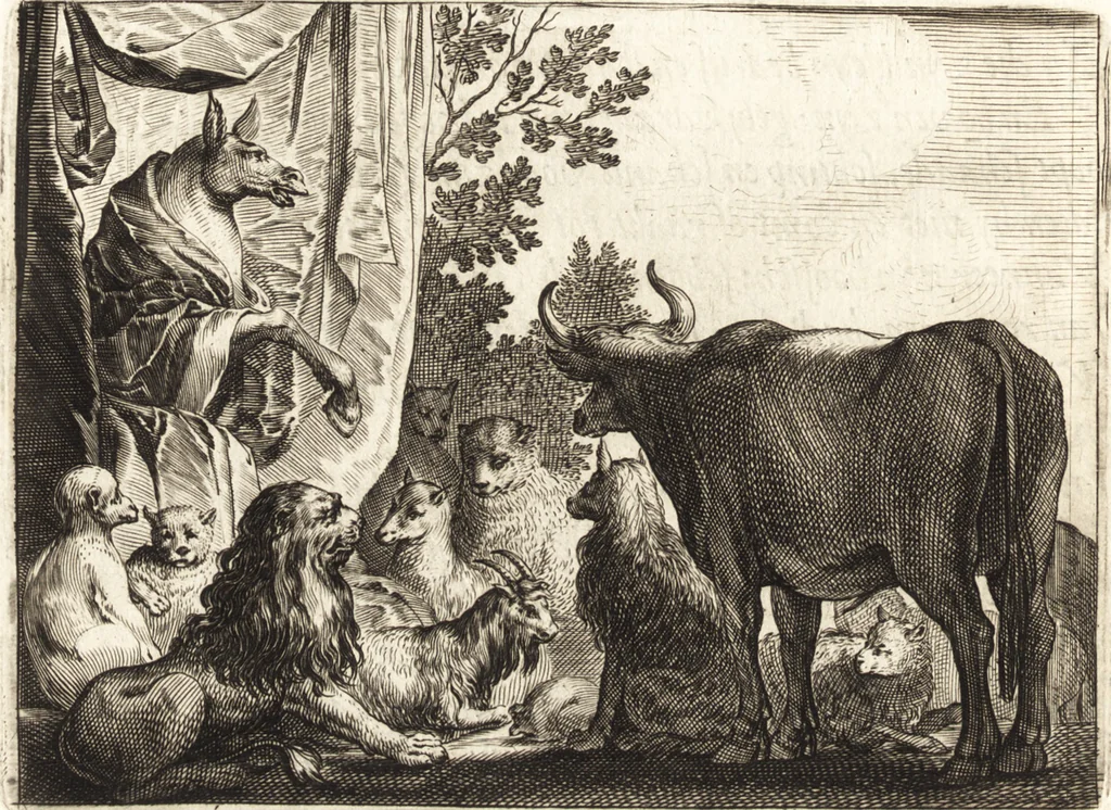 An illustration from Ian vander Veens Zinne-beelden, oft, Adams appel : verciert met seer aerdige const-plaeten : mitsgaders syne oude ende nieuwe ongemeene Bruydt-lofs, ende Zege-zangen, 1642, leaf 171