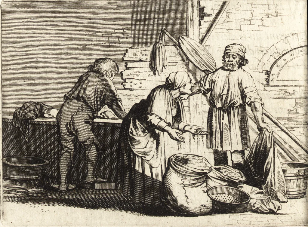 An illustration from Ian vander Veens Zinne-beelden, oft, Adams appel : verciert met seer aerdige const-plaeten : mitsgaders syne oude ende nieuwe ongemeene Bruydt-lofs, ende Zege-zangen, 1642, leaf 189