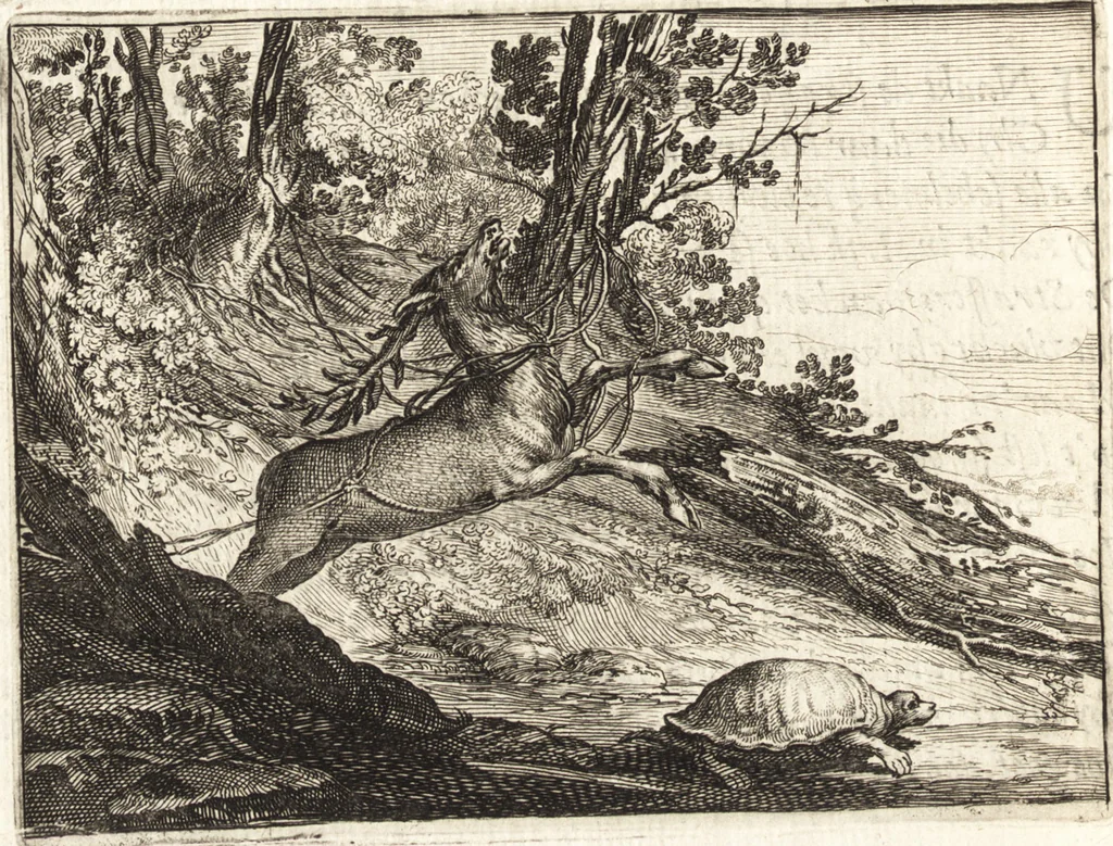 An illustration from Ian vander Veens Zinne-beelden, oft, Adams appel : verciert met seer aerdige const-plaeten : mitsgaders syne oude ende nieuwe ongemeene Bruydt-lofs, ende Zege-zangen, 1642, leaf 269
