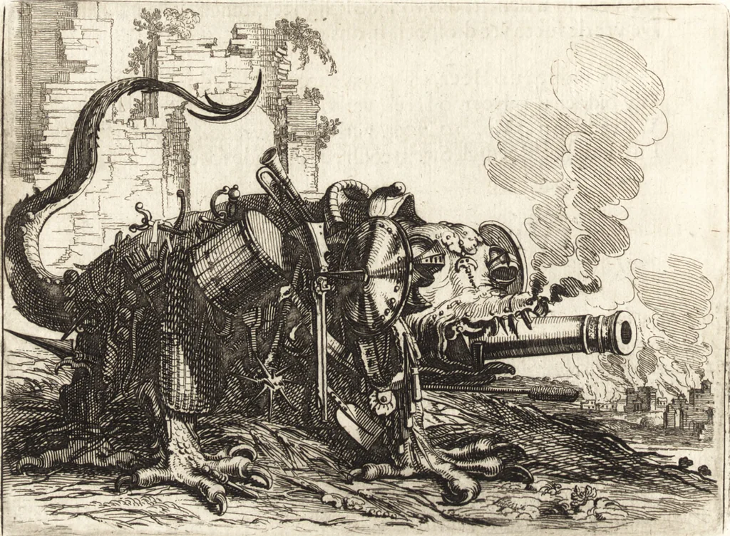 An illustration from Ian vander Veens Zinne-beelden, oft, Adams appel : verciert met seer aerdige const-plaeten : mitsgaders syne oude ende nieuwe ongemeene Bruydt-lofs, ende Zege-zangen, 1642, leaf 41