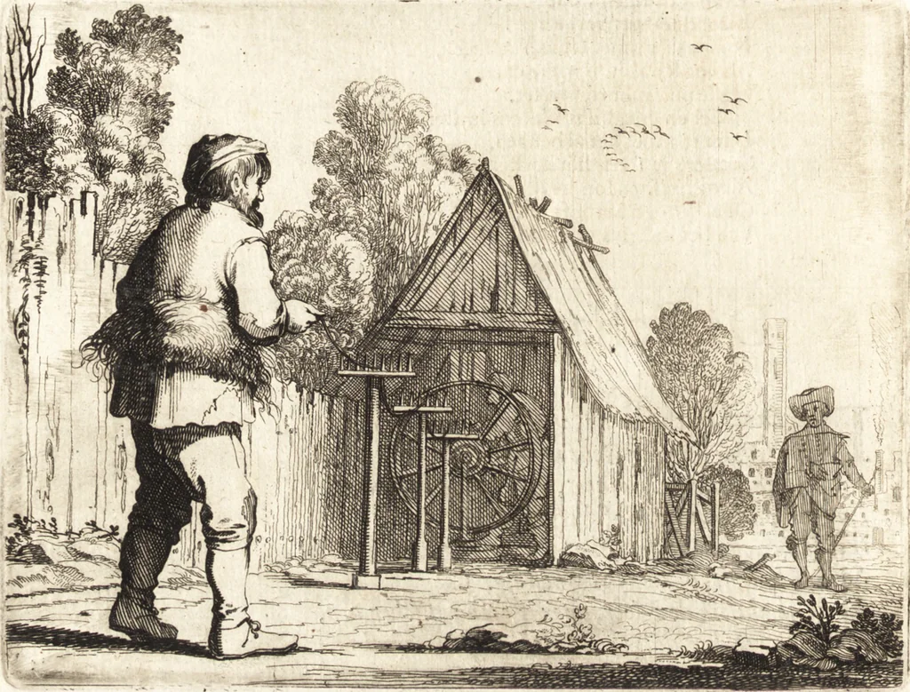 An illustration from Ian vander Veens Zinne-beelden, oft, Adams appel : verciert met seer aerdige const-plaeten : mitsgaders syne oude ende nieuwe ongemeene Bruydt-lofs, ende Zege-zangen, 1642, leaf 81