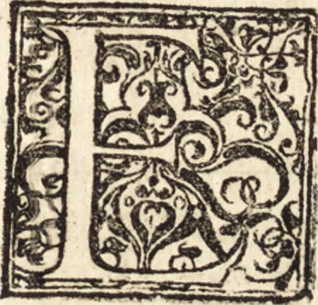 An illustration from Icones qvinqvaginta virorvm illustrium, doctrina & eruditione praestantium, 1597, leaf 12
