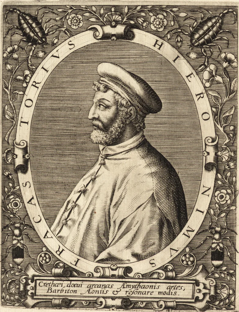 An illustration from Icones qvinqvaginta virorvm illustrium, doctrina & eruditione praestantium, 1597, leaf 135
