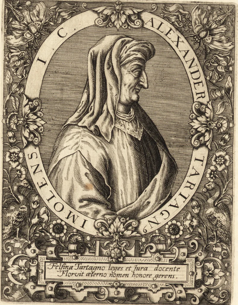 An illustration from Icones qvinqvaginta virorvm illustrium, doctrina & eruditione praestantium, 1597, leaf 151