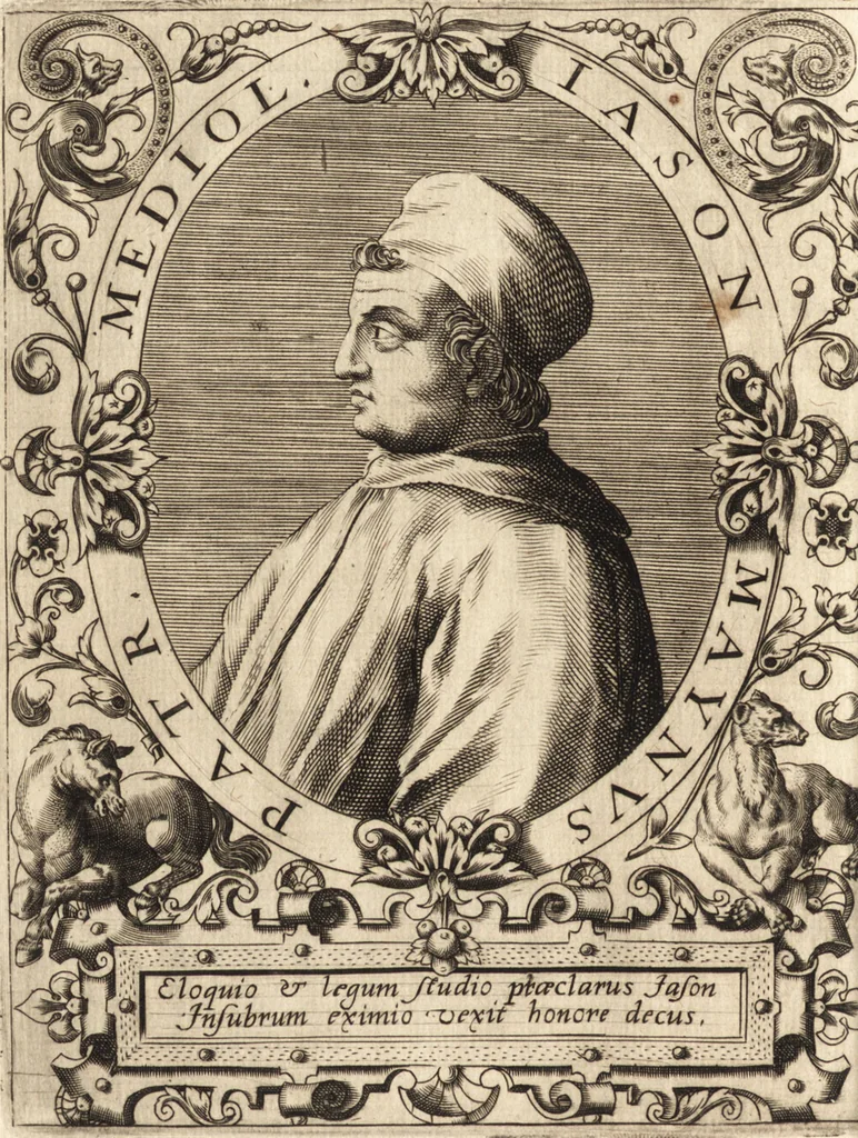 An illustration from Icones qvinqvaginta virorvm illustrium, doctrina & eruditione praestantium, 1597, leaf 171
